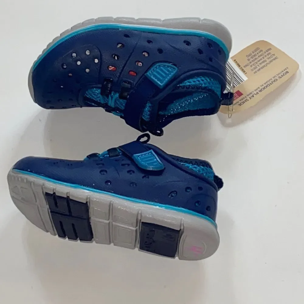 Lily Dan Blue Kids Boy Shoes Size 5:6